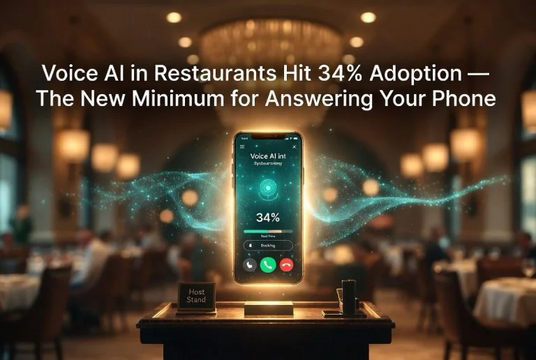 Voice AI in Restaurants Hit 34% Adoption: The New Minimum for Answering Your Phone