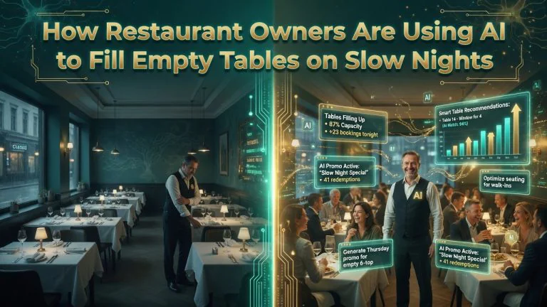 How Restaurant Owners Are Using AI to Fill Empty Tables on Slow Nights