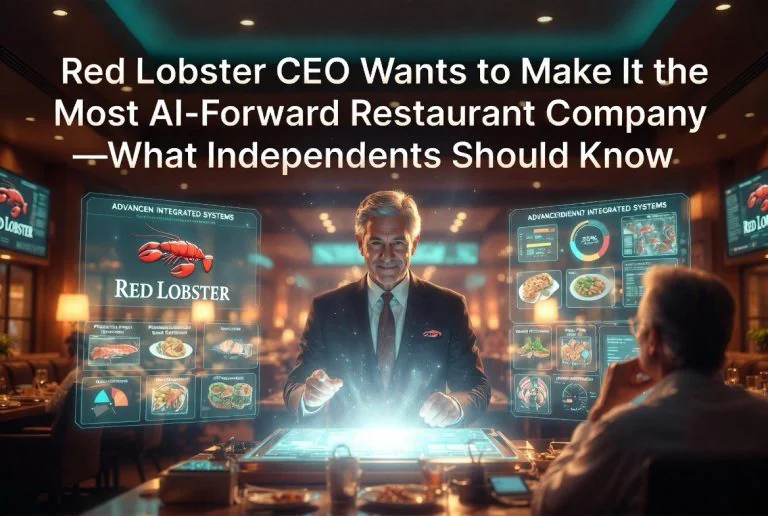 Red Lobster CEO Wants to Make It the “Most AI-Forward Restaurant Company” — What Independents Should Know