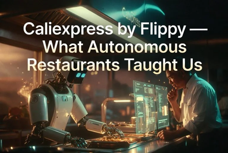 CaliExpress by Flippy: What Autonomous Restaurants Taught Us