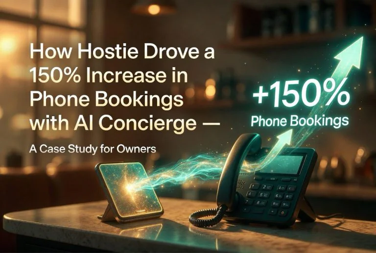 How Hostie Drove a 150% Increase in Phone Bookings With AI Concierge — A Case Study for Restaurant Owners