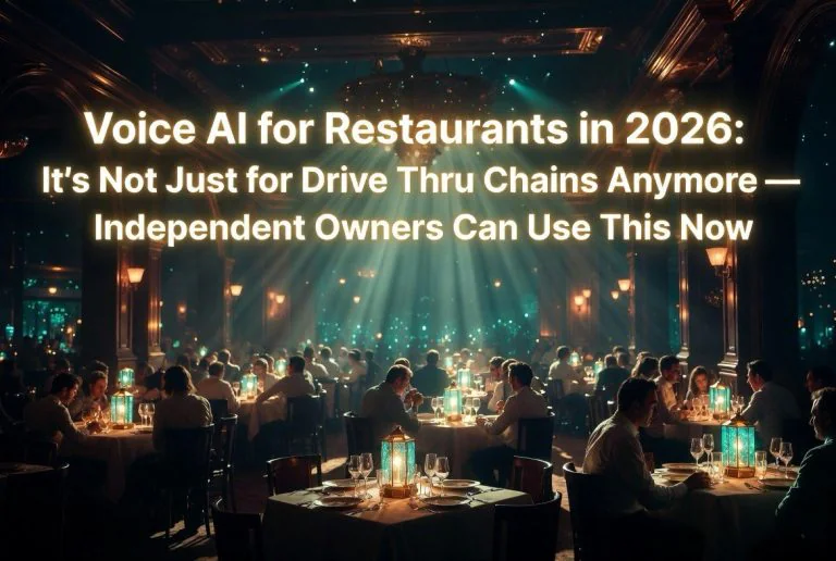 Voice AI for Restaurants in 2026 — It’s Not Just for Drive-Thru Chains Anymore. Independent Owners Can Use This Now
