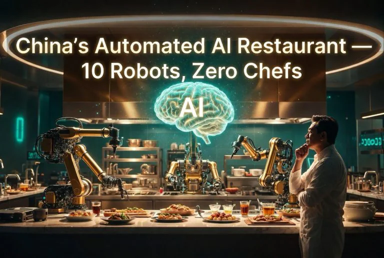 China’s Automated AI Restaurant: 10 Robots, Zero Chefs
