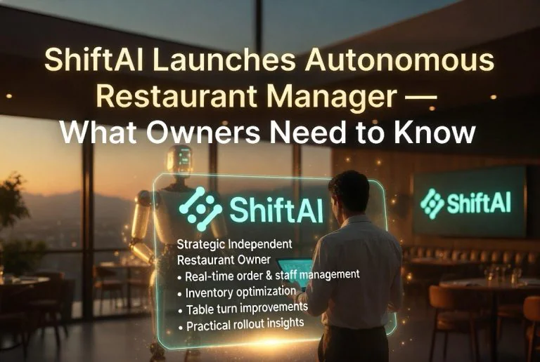 ShiftAI Autonomous Restaurant Manager: Key Things to Know