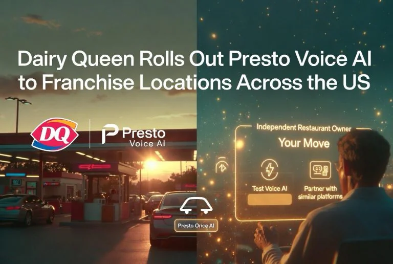 Dairy Queen Rolls Out Presto Voice AI to Franchise Locations Across the US