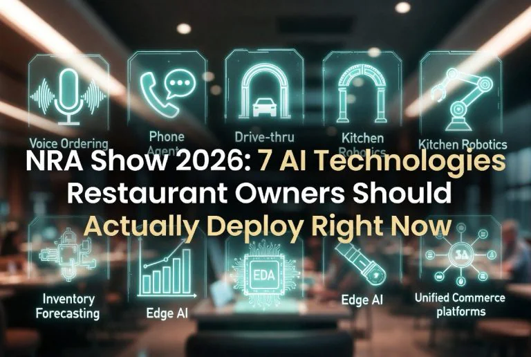 NRA Show 2026: 7 AI Technologies Restaurant Owners Should Actually Deploy Right Now