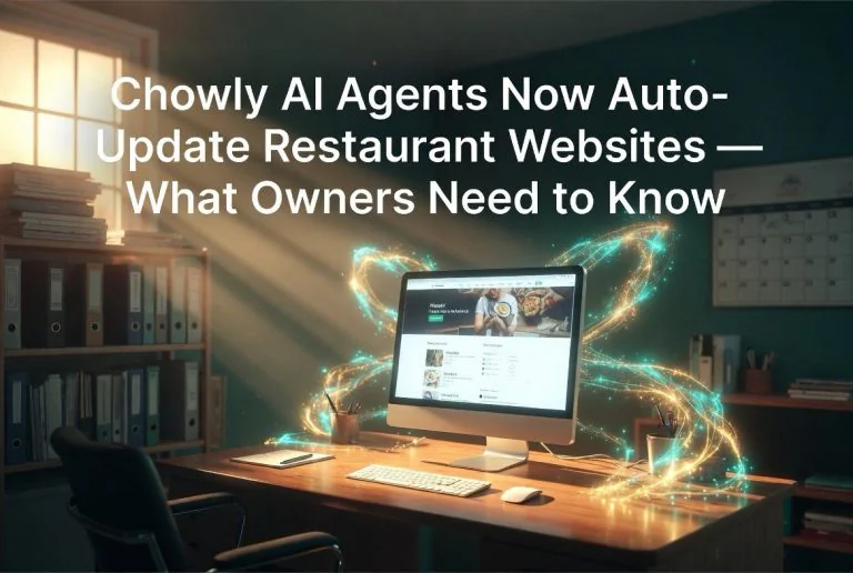 Chowly AI Agents Now Auto-Update Restaurant Websites — What Owners Need to Know