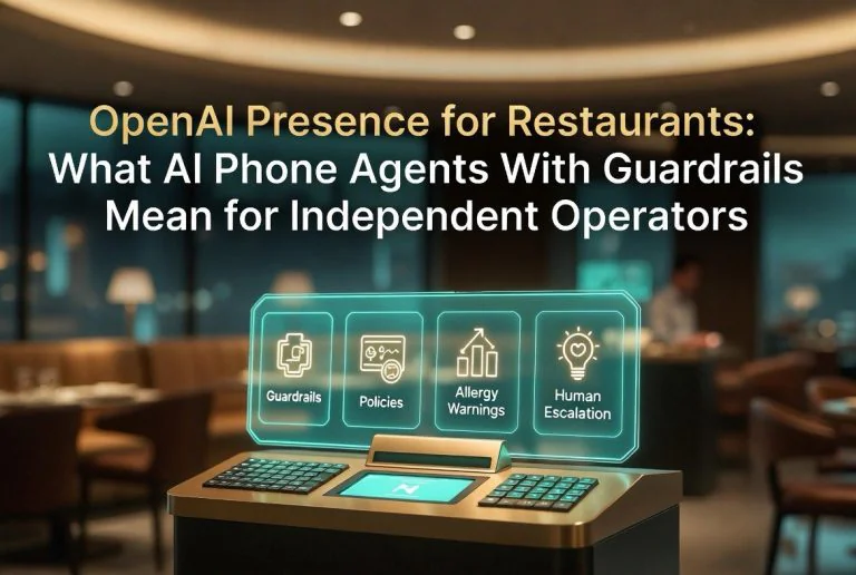 OpenAI Presence for Restaurants: What AI Phone Agents With Guardrails Mean for Independent Operators