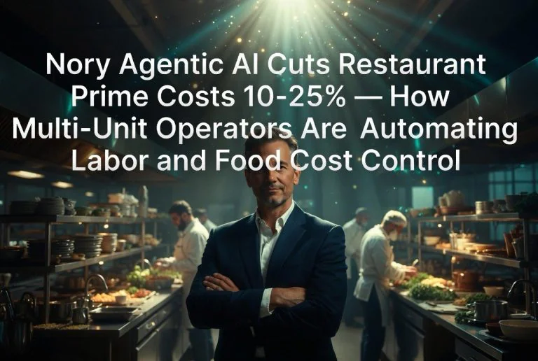 Nory Agentic AI Cuts Restaurant Prime Costs 10-25% — How Multi-Unit Operators Are Automating Labor and Food Cost Control