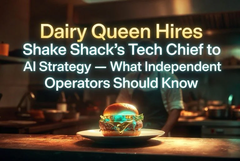 Dairy Queen Hires Shake Shack’s Tech Chief to Lead AI Strategy – What Independent Operators Should Know