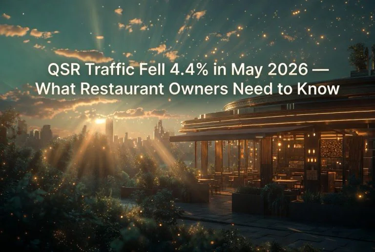 QSR Traffic Fell 4.4% in May 2026: What Restaurant Owners Need to Know