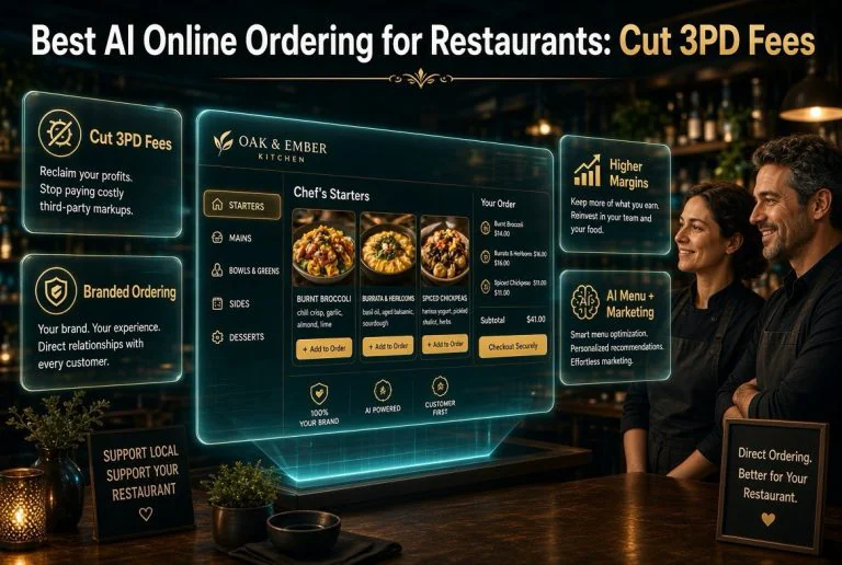 Best AI Online Ordering for Restaurants: Cut 3PD Fees