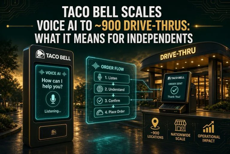 Taco Bell scales Omilia voice AI to ~900 drive-thrus