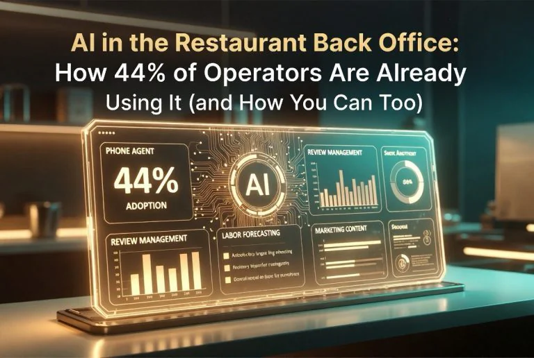 AI in the Restaurant Back Office: How 44% of Operators Are Already Using It (and How You Can Too)