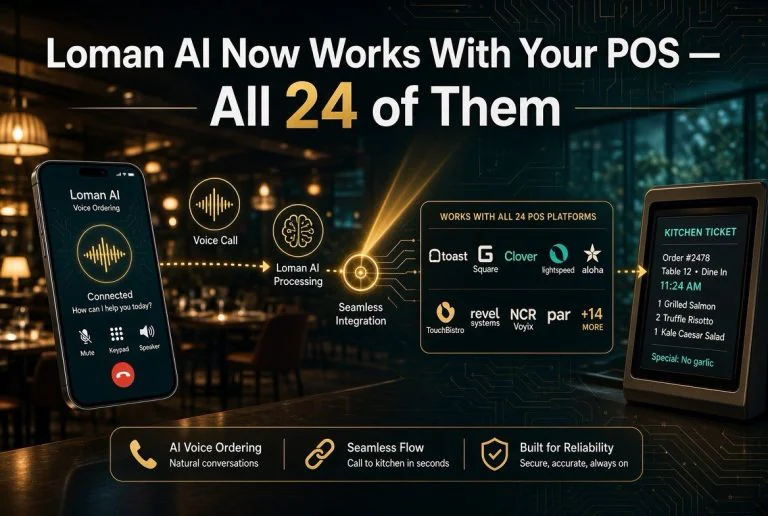Loman AI Now Works With Your POS — All 24 of Them