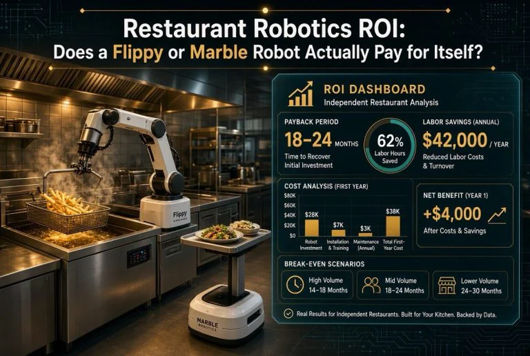 Restaurant Robotics ROI: Does a Flippy or Marble Robot Actually Pay for Itself?