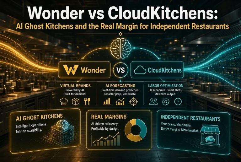 Wonder vs CloudKitchens: AI Ghost Kitchens and the Real Margin for Independent Restaurants