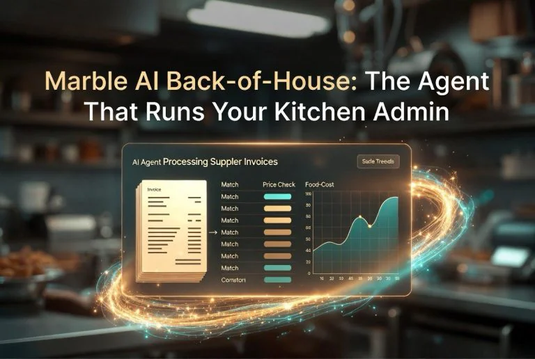 Marble AI back-of-house agent for restaurant kitchen admin