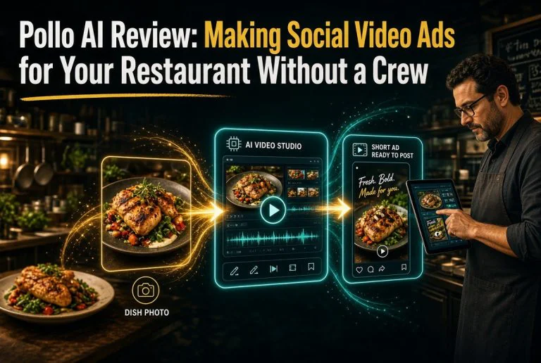 Pollo AI Review: Making Social Video Ads for Your Restaurant Without a Crew