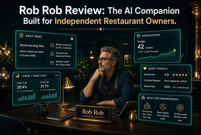 ROB “Rob” Review: The AI Companion Built for Independent Restaurant Owners