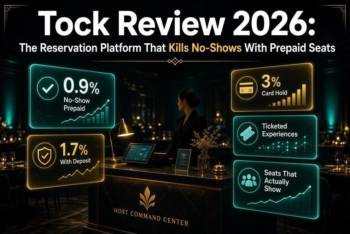 Tock prepaid reservation no-show stats