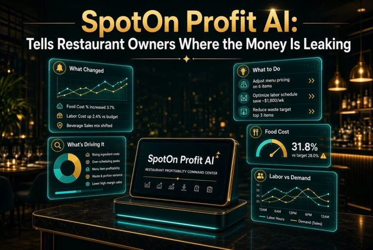SpotOn Profit AI: Tells Restaurant Owners Where the Money Is Leaking