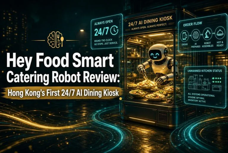 Hey Food Smart Catering Robot Review: Hong Kong’s First 24/7 AI Dining Kiosk