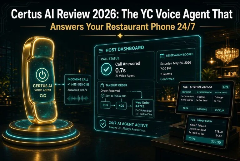 Certus AI Review 2026: The YC Voice Agent That Answers Your Restaurant Phone 24/7