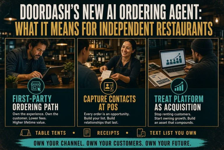 DoorDash’s New AI Ordering Agent: What It Means for Independent Restaurants