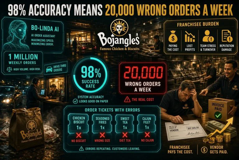 98% Accuracy Means 20,000 Wrong Orders a Week