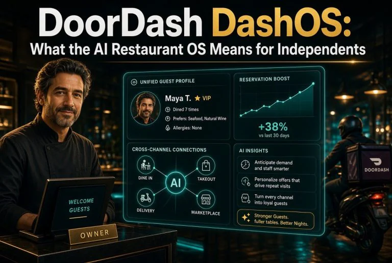 DoorDash DashOS: What the AI Restaurant OS Means for Independents